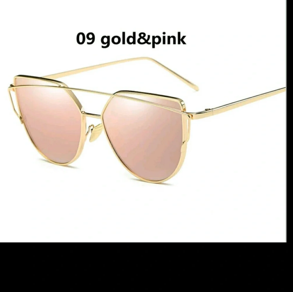 Cat Eye SunglassesAviator Pink Metal Frames New Chic‎